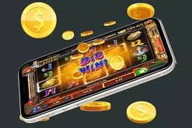 Colourful slot game reels on a mobile screen at bet999